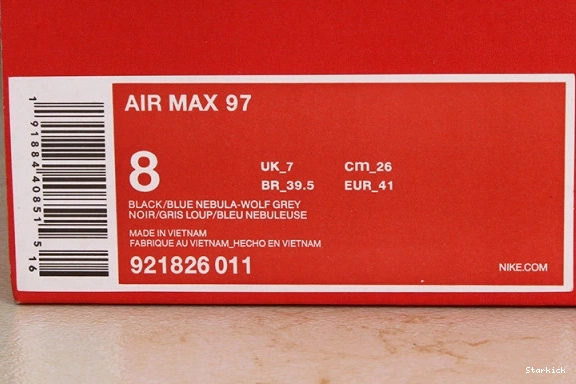 BLUE AIR NEBULA 921826-011 97 NIKE MAX 0117
